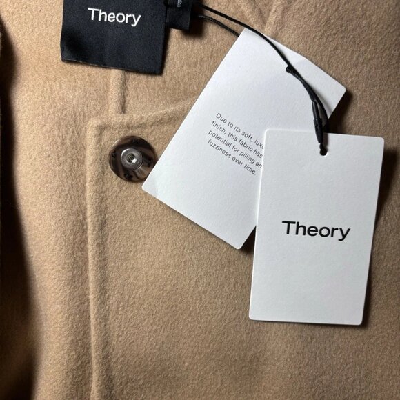 NWT $895 size M Theory Crew Cape DF Coat - Picture 5 of 5